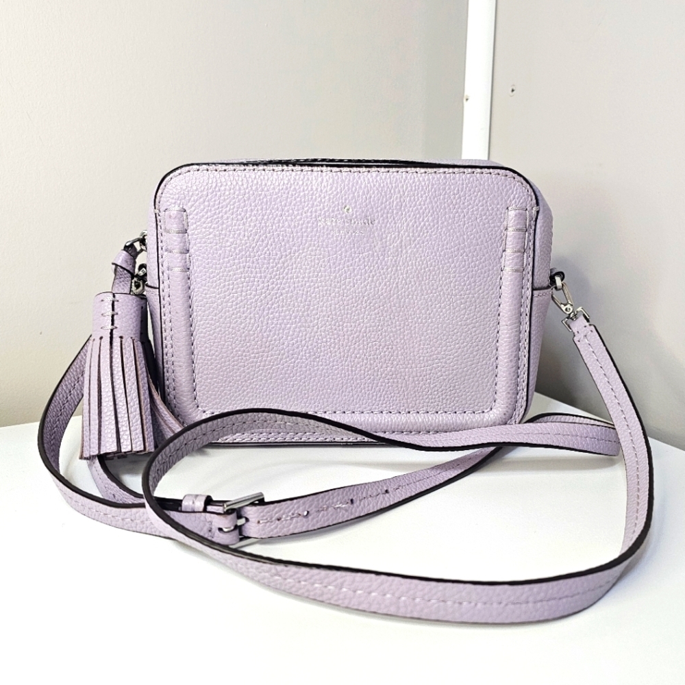 Kate Spade Orchard‎ Street Arla Purple Lavender Crossbody Small Purse Spring